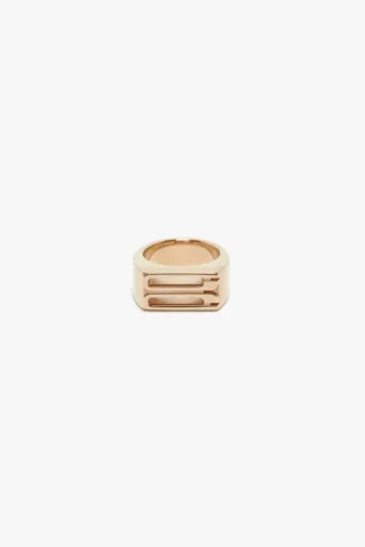 Anillo de sello Dorian en oro