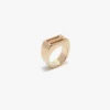 Anillo de sello Dorian en oro Anillo de sello Dorian en oro