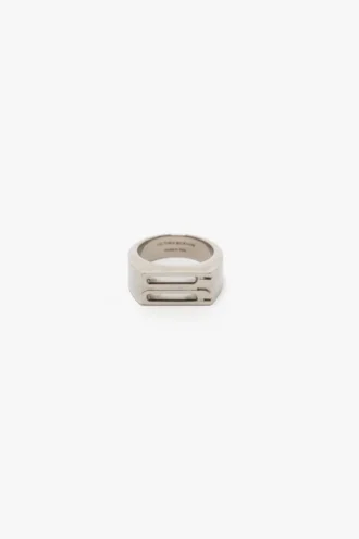 Anillo de sello Dorian en plata