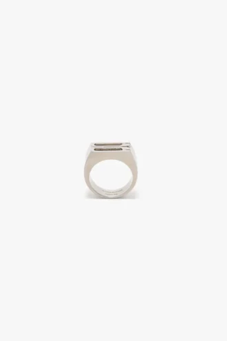 Anillo de sello Dorian en plata
