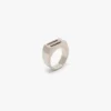Anillo de sello Dorian en plata Anillo de sello Dorian en plata