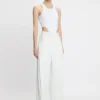 Body de corte alto en blanco Body de corte alto en blanco