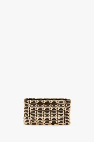 Bolsa Dorian tejida en negro