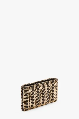 Bolsa Dorian tejida en negro