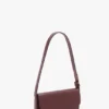 Bolso de bolsillo Dorian en piel burdeos Bolso de bolsillo Dorian en piel burdeos
