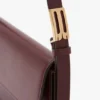 Bolso de bolsillo Dorian en piel burdeos Bolso de bolsillo Dorian en piel burdeos