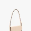 Bolso de bolsillo Dorian en piel rosa pálido Bolso de bolsillo Dorian en piel rosa pálido