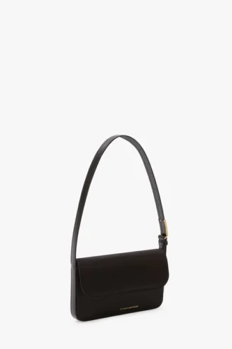 Bolso de bolsillo Dorian en satén negro