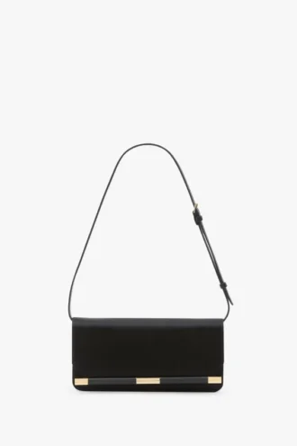 Bolso de mano 202 en piel negra