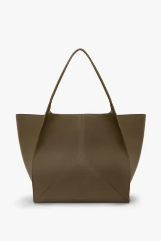 Bolso de viaje The Victoria en piel caqui