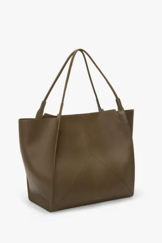 Bolso de viaje The Victoria en piel caqui