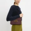Bolso Dorian en piel burdeos Bolso Dorian en piel burdeos