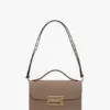 Bolso Dorian en piel gris paloma Bolso Dorian en piel gris paloma