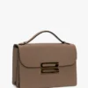 Bolso Dorian en piel gris paloma Bolso Dorian en piel gris paloma