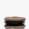 Bolso Dorian en piel gris paloma Bolso Dorian en piel gris paloma