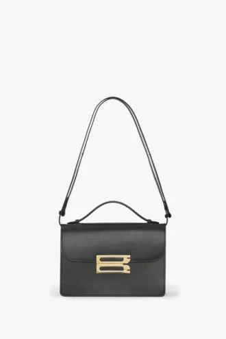 Bolso Dorian en piel negra