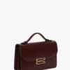 Bolso Dorian pequeño en piel burdeos Bolso Dorian pequeño en piel burdeos