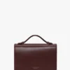 Bolso Dorian pequeño en piel burdeos Bolso Dorian pequeño en piel burdeos