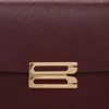 Bolso Dorian pequeño en piel burdeos Bolso Dorian pequeño en piel burdeos