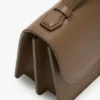 Bolso Dorian pequeño en piel gris paloma Bolso Dorian pequeño en piel gris paloma