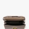Bolso Dorian pequeño en piel gris paloma Bolso Dorian pequeño en piel gris paloma