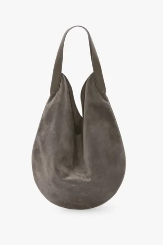 Bolso hobo Plia en color gris guijarro