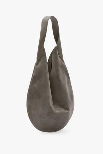 Bolso hobo Plia en color gris guijarro