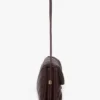 Bolso Soft Dorian en piel plisada color burdeos Bolso Soft Dorian en piel plisada color burdeos