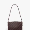 Bolso Soft Dorian en piel plisada color burdeos Bolso Soft Dorian en piel plisada color burdeos