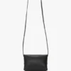 Bolso tipo bolsa con cadena mini en piel negra