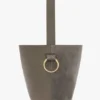 Bolso tipo cubo Dia en piel gris guijarro Bolso tipo cubo Dia en piel gris guijarro