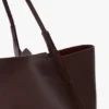 Bolso tote de viaje The Victoria en piel burdeos Bolso tote de viaje The Victoria en piel burdeos
