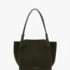 Bolso tote The Victoria en ante verde oliva oscuro Bolso tote The Victoria en ante verde oliva oscuro