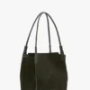 Bolso tote The Victoria en ante verde oliva oscuro Bolso tote The Victoria en ante verde oliva oscuro