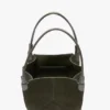 Bolso tote The Victoria en ante verde oliva oscuro Bolso tote The Victoria en ante verde oliva oscuro