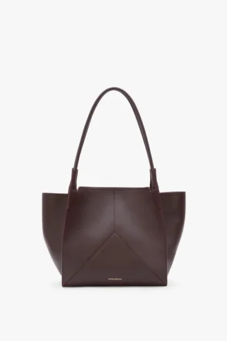 Bolso tote The Victoria en piel burdeos