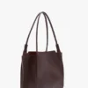 Bolso tote The Victoria en piel burdeos Bolso tote The Victoria en piel burdeos