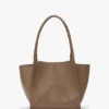 Bolso tote The Victoria en piel gris paloma Bolso tote The Victoria en piel gris paloma