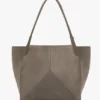 Bolso tote The Victoria grande en ante gris guijarro Bolso tote The Victoria grande en ante gris guijarro