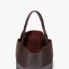 Bolso tote The Victoria grande en piel burdeos Bolso tote The Victoria grande en piel burdeos