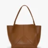 Bolso tote The Victoria grande en piel color tostado Bolso tote The Victoria grande en piel color tostado