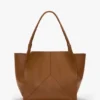 Bolso tote The Victoria grande en piel color tostado Bolso tote The Victoria grande en piel color tostado