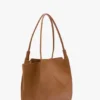 Bolso tote Victoria en piel color tostado Bolso tote Victoria en piel color tostado