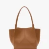 Bolso tote Victoria en piel color tostado Bolso tote Victoria en piel color tostado