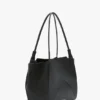 Bolso tote Victoria en piel negra Bolso tote Victoria en piel negra