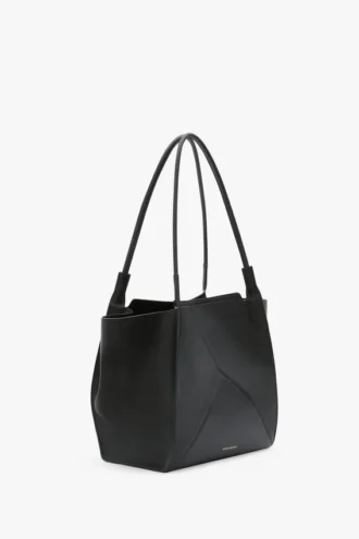 Bolso tote Victoria en piel negra