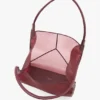 Bolso tote Victoria grande en malla burdeos