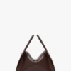 Bolso Victoria Plié en piel burdeos