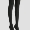 Botas de jersey de tacón de aguja Sloane 100 en negro Botas de jersey de tacón de aguja Sloane 100 en negro