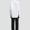 Camisa con pliegues en blanco Camisa con pliegues en blanco
